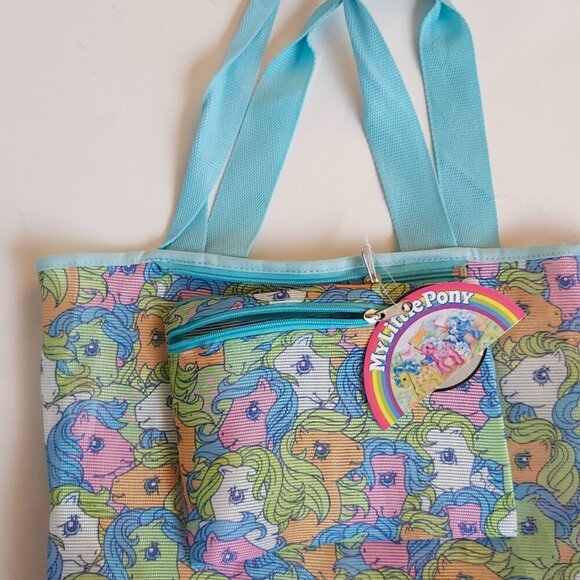 MY LITTLE PONY Large Shopper Bag Plus Pouch BNWT MLP CHEERFUL HAPPY Tote - Picture 3 of 9